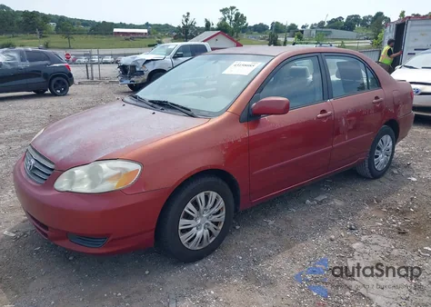 2004 Toyota Corolla Le from USA, damaged, VIN JTDBR32E442043176